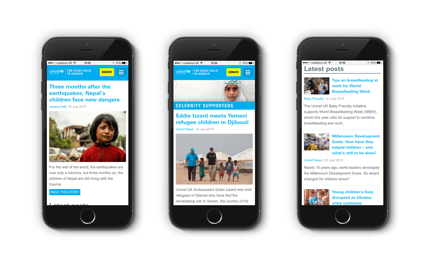 Unicef UK - Blog - Mobile