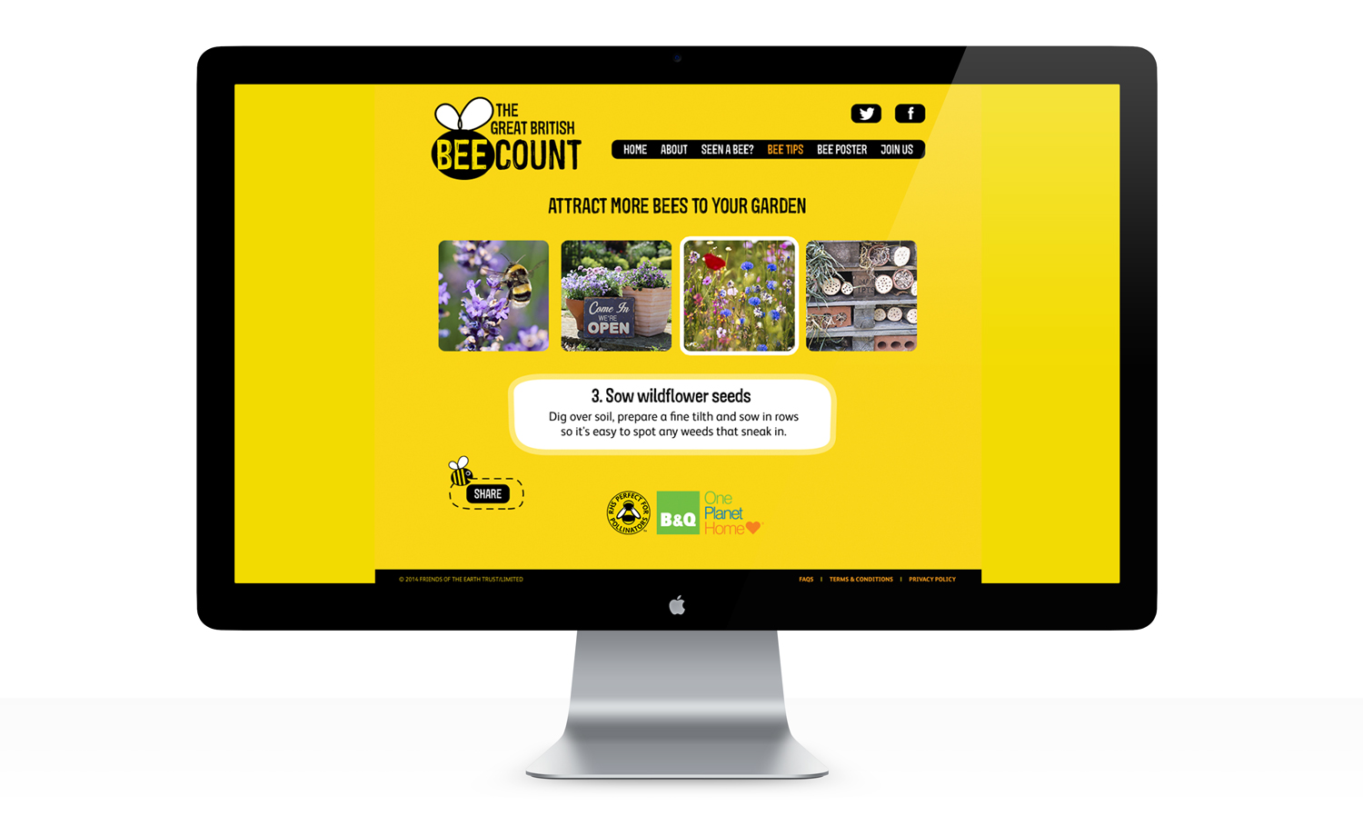 Great British Bee Count Website